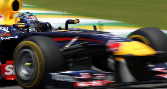 Vettel Brezilya'da da pole'ü alarak rekor kırdı