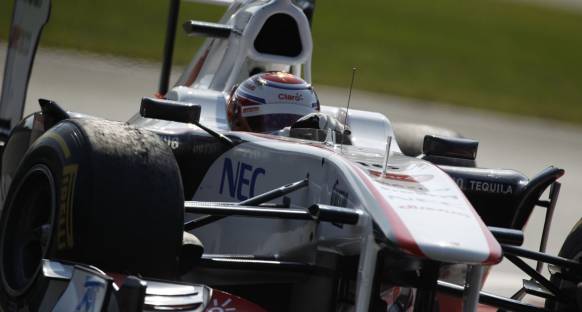 Force India'ya geçilen Sauber'de suratlar asık