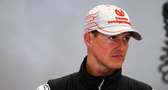 Schumi üzgün ve şaşkın