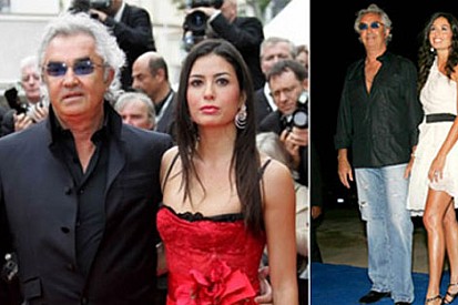 'Üstsüz' şarkıcı Briatore'yi manşetlere taşıdı