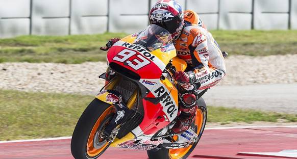 Marquez: Ön lastiğim tamamen bitti