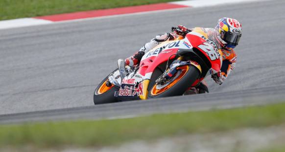 Pedrosa: Arka lastiklerde neredeyse hiç kavrama yok