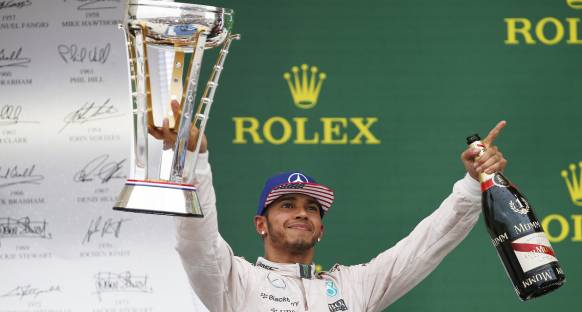 Ve ABD GP'yi Kazanan Hamilton 2015 F1 Şampiyonu