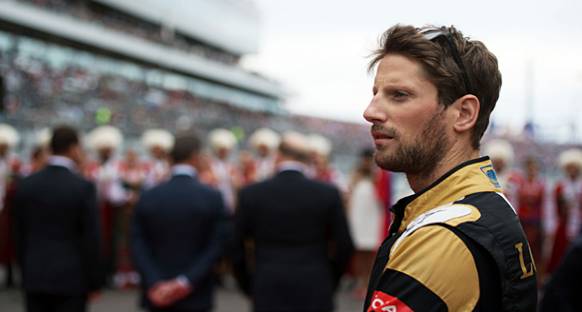 Kazada Grosjean'ın Koltuğu Kırılmış