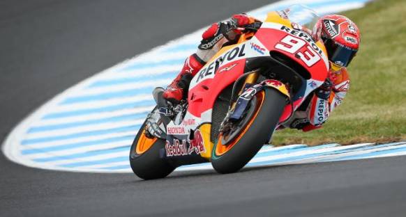 Phillip Island'da pole pozisyonu Marquez'in