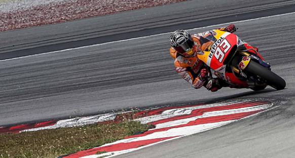 Sepang testleri: İkinci günün lideri kaza yapan Marquez
