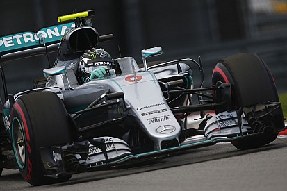 Rosberg rodó las últimas vueltas en modo seguro