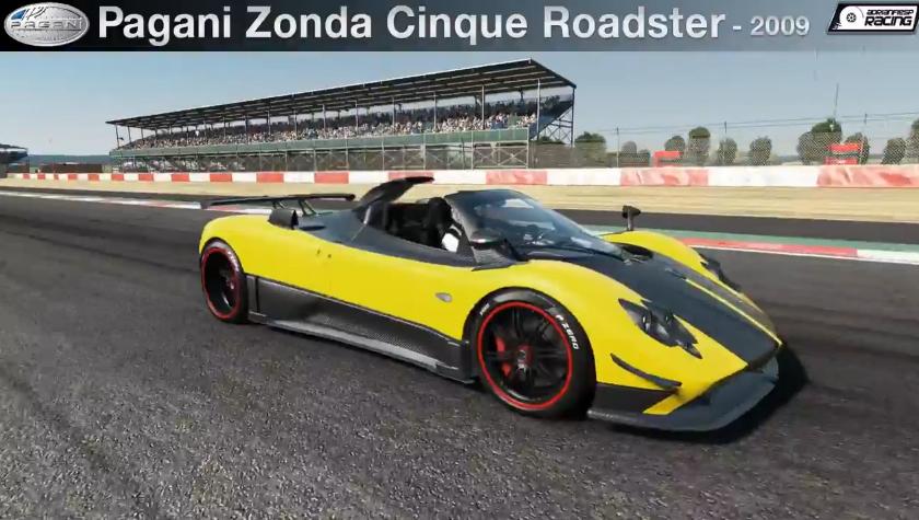 Project CARS: A csodálatos Pagani Zonda Cinque Roadster