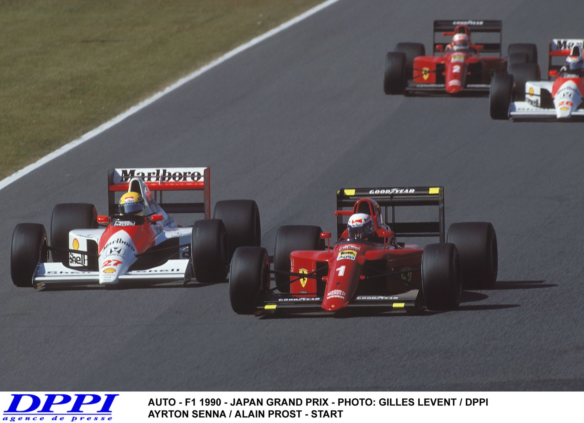 Ayrton Senna és Alain Prost újabb legendás ütközése – 1990