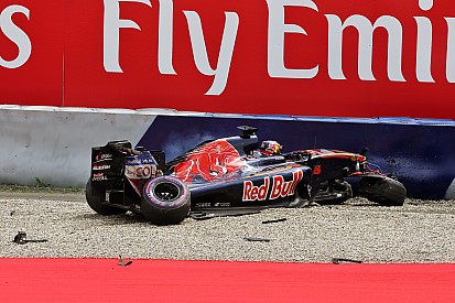 Ophanging-drama dreigt voor F1 na crash Kvyat
