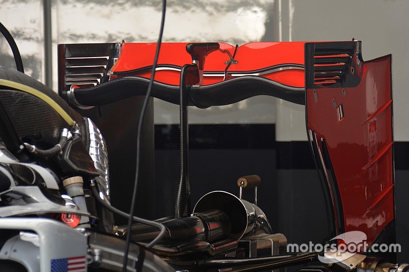 Haas introduceert 'golvende' achtervleugel