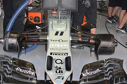 Технічний брифінг: асиметричні передні гальма Force India VJM09