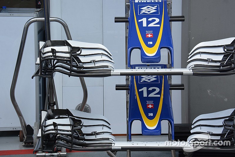 Tech update: Sauber voorvleugel