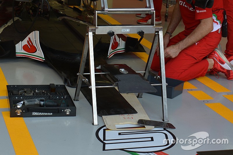 Ferrari: c'è anche la zavorra nel T-Tray della SF16-H