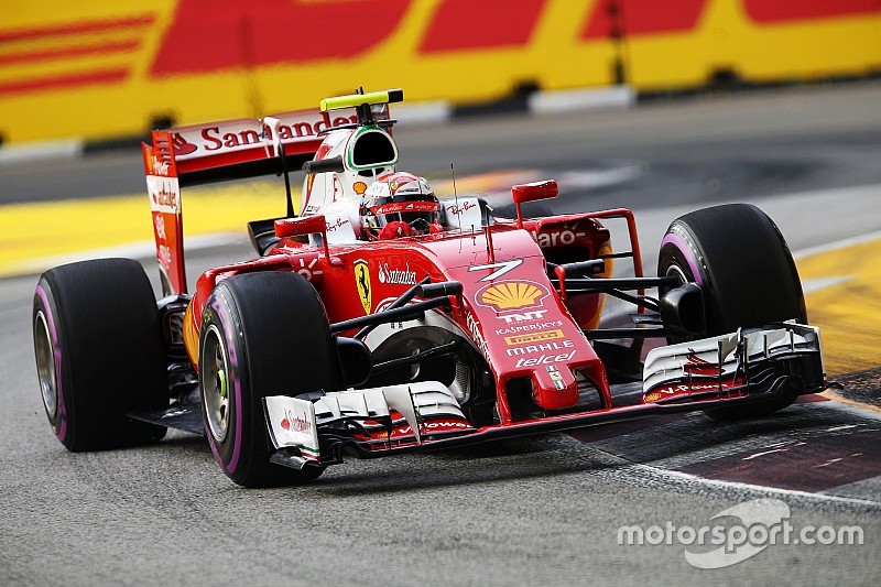 Raikkonen houdt vertrouwen in Ferrari ondanks strategische fout Singapore