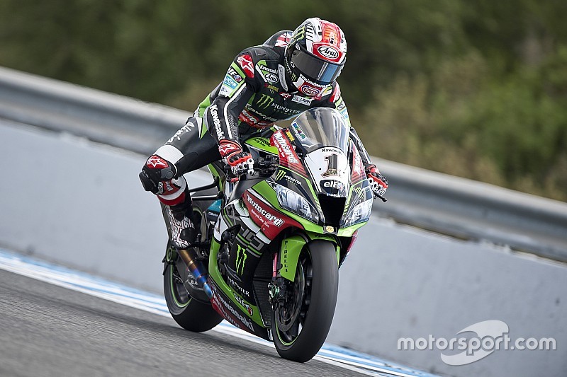 Jonathan Rea, troisième après une course prudente