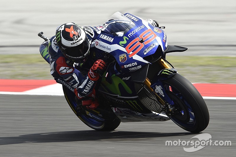 Lorenzo no va cómodo con el airbag, obligatorio en 2018