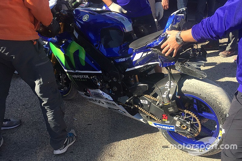 Rossi na crash: