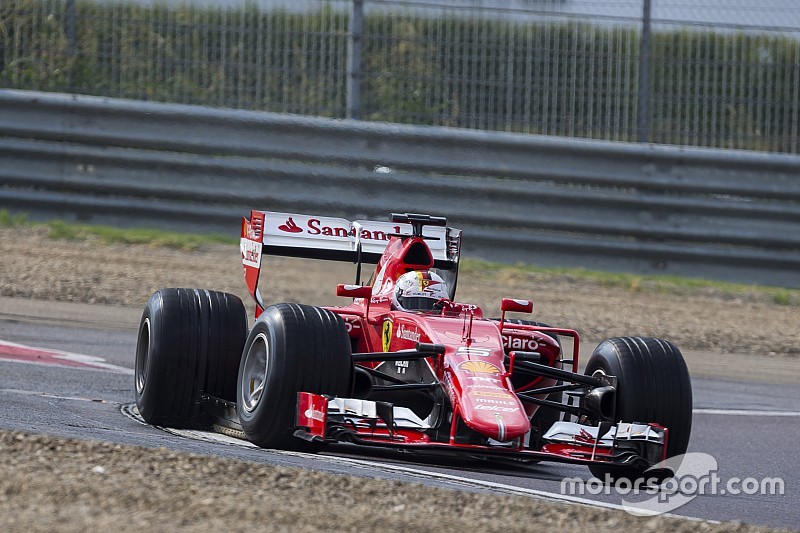 Accidente de Vettel probando los neumáticos de lluvia