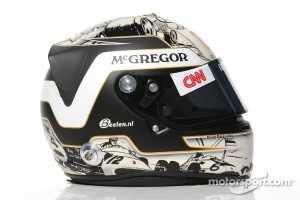 Giedo van der Garde, Caterham F1 Team test Driver helmet