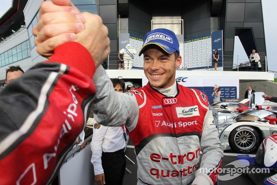 Andre Lotterer celebrates the win