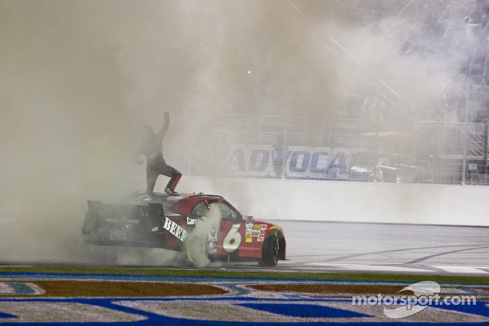 Race winner Ricky Stenhouse Jr.