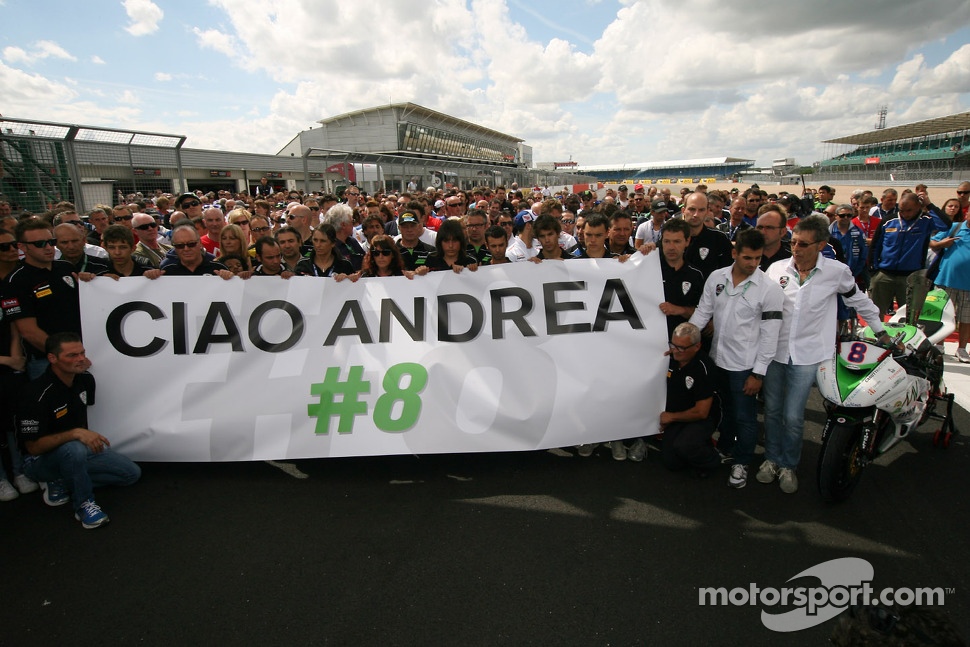 Teams, friends and family gather to remember Andrea Antonelli
