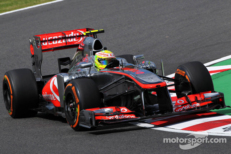 Sergio Pérez en sus días como piloto de McLaren en 2013.