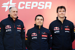 (Da sinistra a destra): Franz Tost, Scuderia Toro Rosso Team Principal; Luca Furbatto, Scuderia Toro