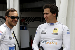 Gary Paffett, Mercedes AMG DTM-Team HWA, DTM Mercedes AMG C-Coupé, und Robert Wickens, Mercedes AMG