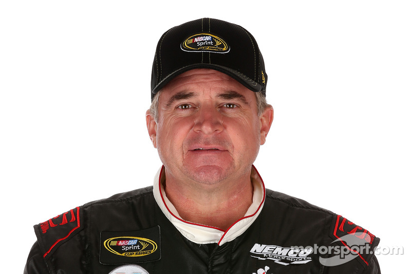 Joe Nemechek at 2015 driver headshots