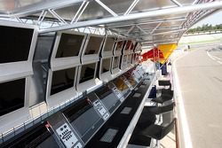 Kommandostand von Red Bull Racing