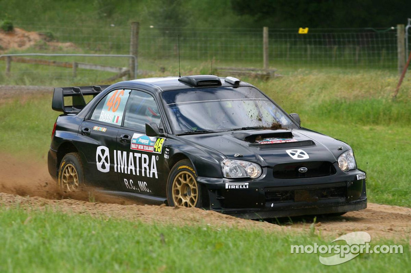 Rallye Neuseeland 2006: Valentino Rossi, Carlo Cassina, Subaru Impreza WRC