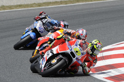 Andrea Iannone, Ducati Team y Dani Pedrosa, Repsol Honda Team con Scott Redding, Marc VDS Racing Hon