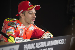 Andrea Dovizioso, Ducati Team, durante la conferenza stampa