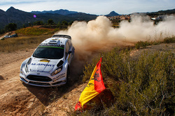 奥特·塔纳克与Molder Raigo,M-Sport车队福特Fiesta WRC