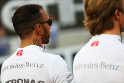 Lewis Hamilton, Mercedes AMG F1, in der Startaufstellung