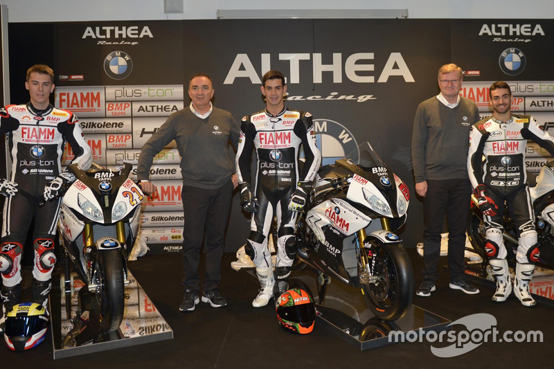 Markus Reiterberger, Jordi Torres und Raffaele De Rosa, Althea Racing