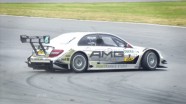 Nicky Hayden takes a DTM car for a Nicky Hayden takes a DTM car for a