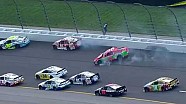 NASCAR Danica Patrick wrecks during the first lap at Kansas NASCAR Danica Patrick wrecks during the first lap at Kansas