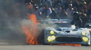 TUDOR Championship: Big Fire & Tire Explodes - 12 Hours of Sebring 2014 TUDOR Championship: Big Fire & Tire Explodes - 12 Hours of Sebring 2014