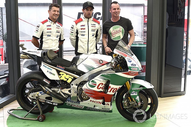 Cal Crutchlow sfoggia una livrea classica Castrol a Silverstone