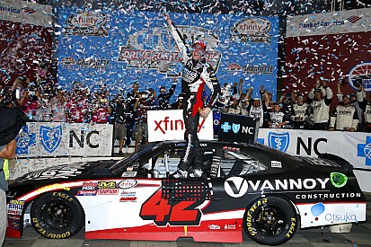 Alex Bowman grabs his first NASCAR Xfinity Series victory at Charlotte