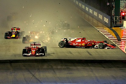 Bildergalerie: F1-Crash mit Vettel, Verstappen, Räikkönen in Singapur