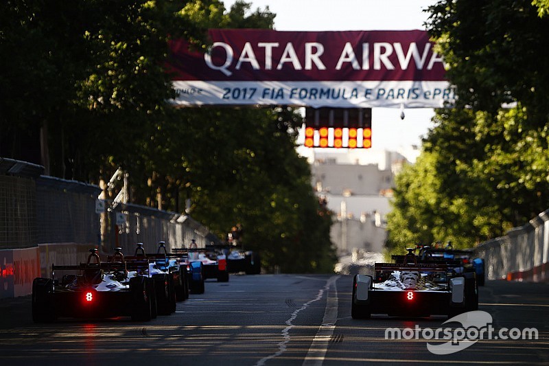 La parrilla de salida del ePrix de París