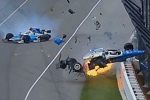 VÍDEO: Acidente assustador marca Indy 500