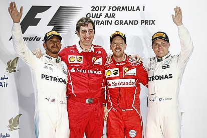 GP Bahrain: Vettel kalahkan Mercedes untuk raih kemenangan kedua