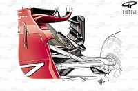 Ferrari: in Bahrain è stato irrobustito il fondo vicino allo slot!