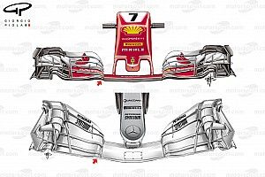 Analisis teknis: Inovasi yang membentuk pertarungan Mercedes-Ferrari