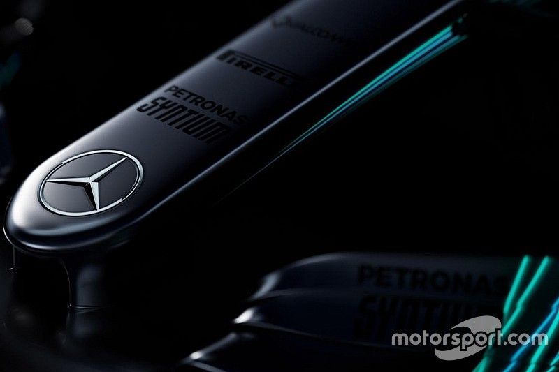 Le nez de la Mercedes AMG F1 W08 Hybrid